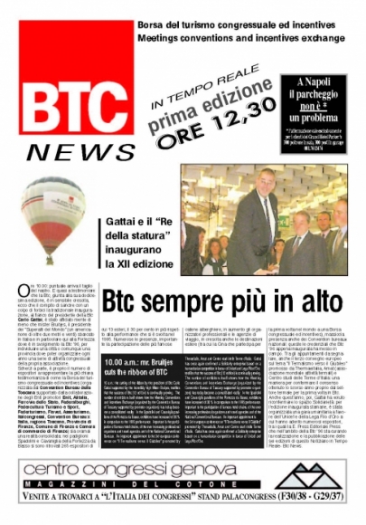 Borsa del Turismo Congressuale a Firenze: da E-Press il giornale ufficiale, realizzato in svariate edizioni della rassegna
