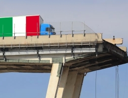 L'Italia sul ciglio del viadotto